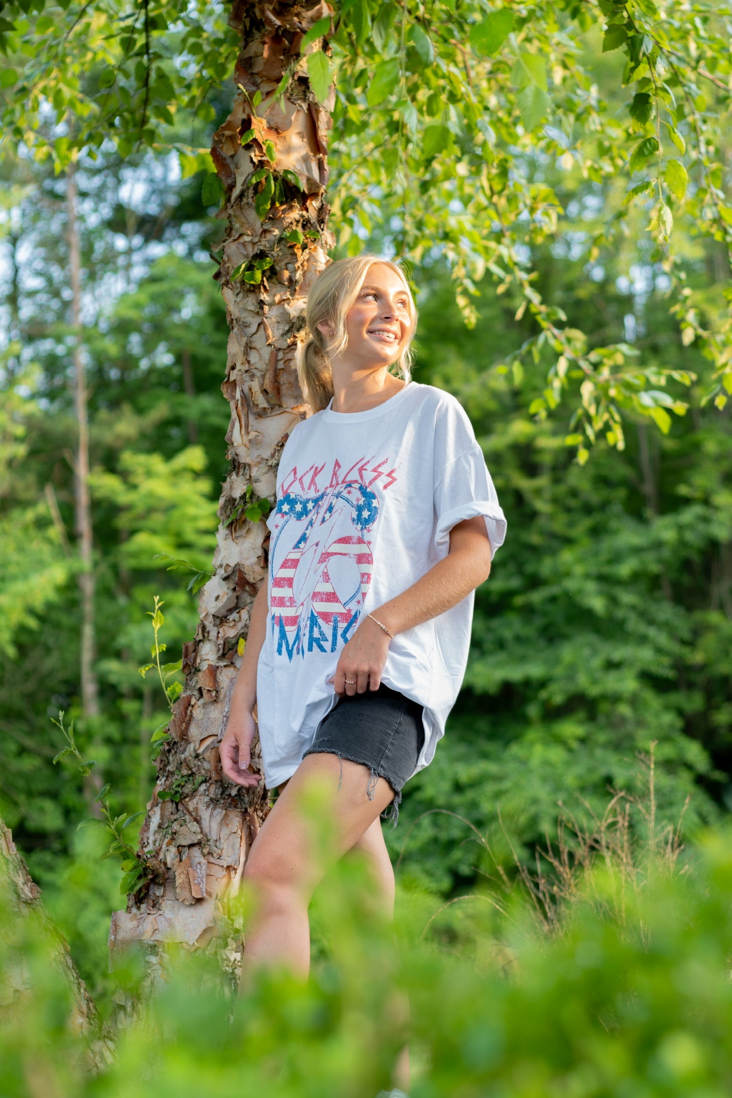 Vintage Rock Bless America Tee