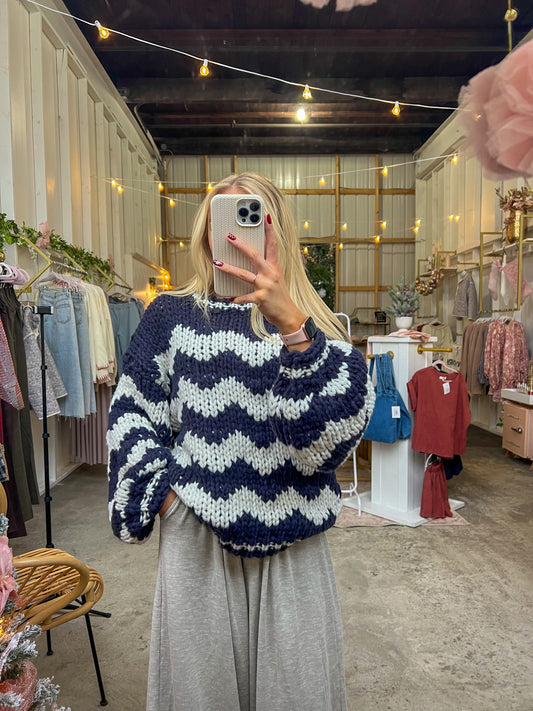 Ava Chunky Knit Sweater