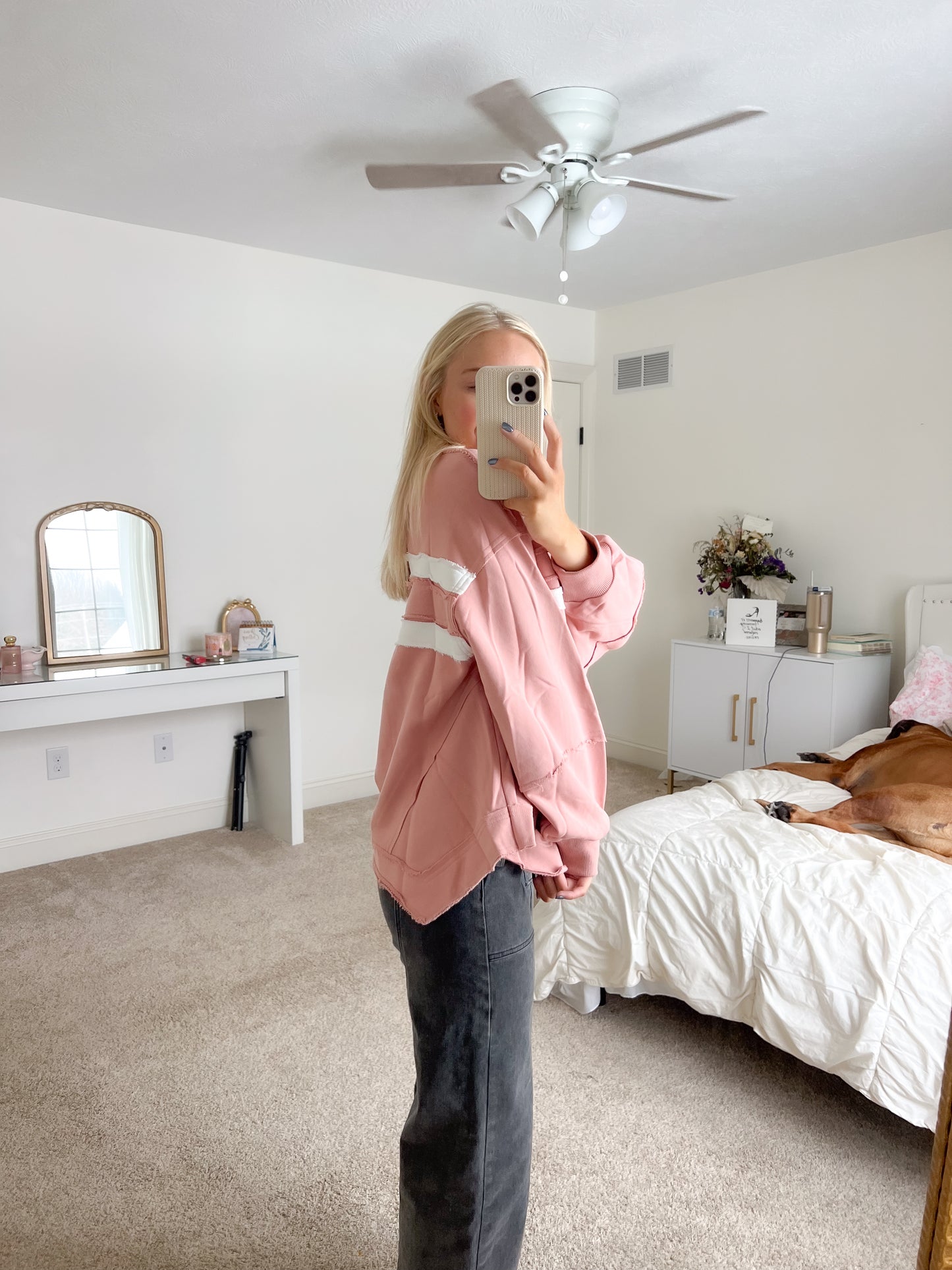 Pretty In Pink pullover