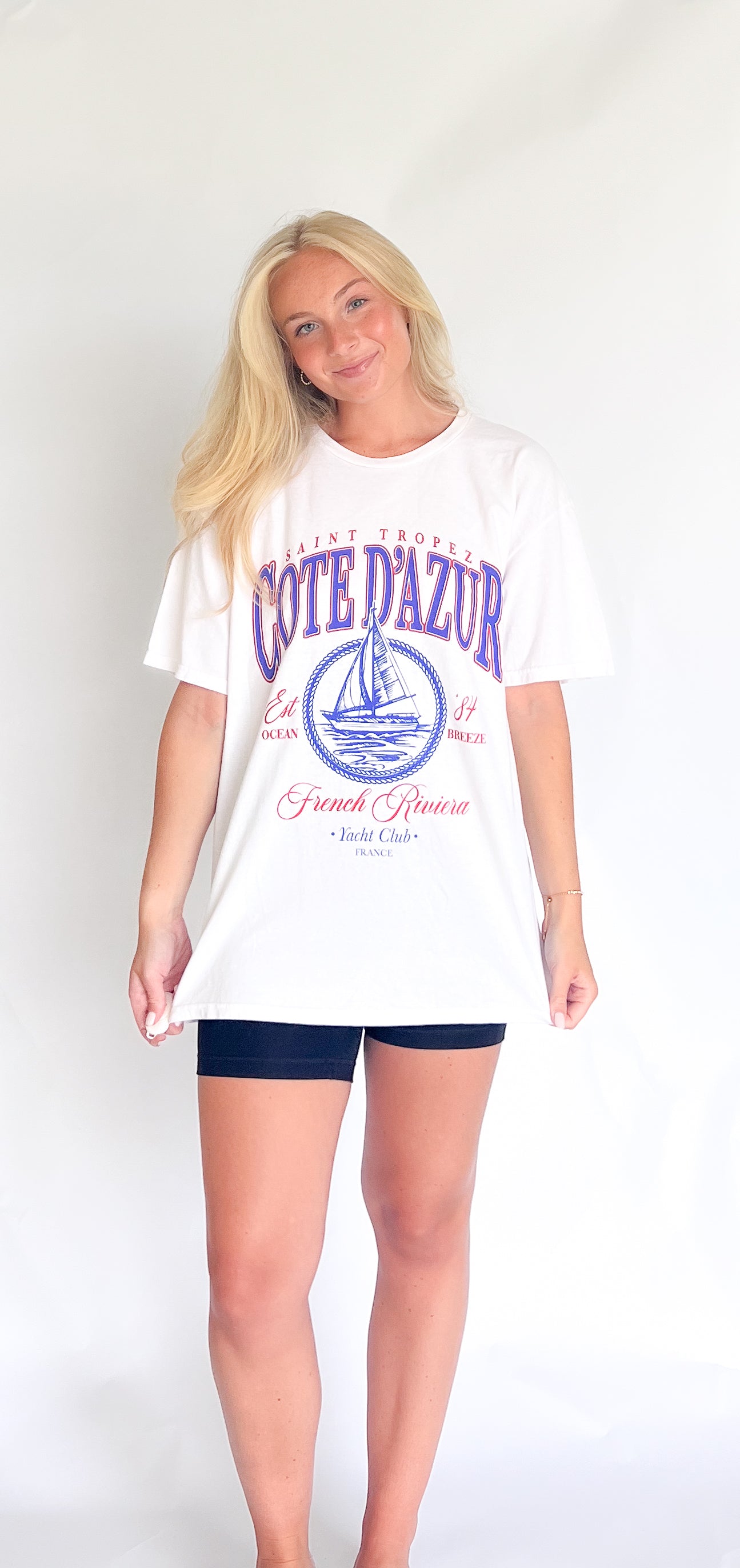 Côte d'Azur Oversized Tee