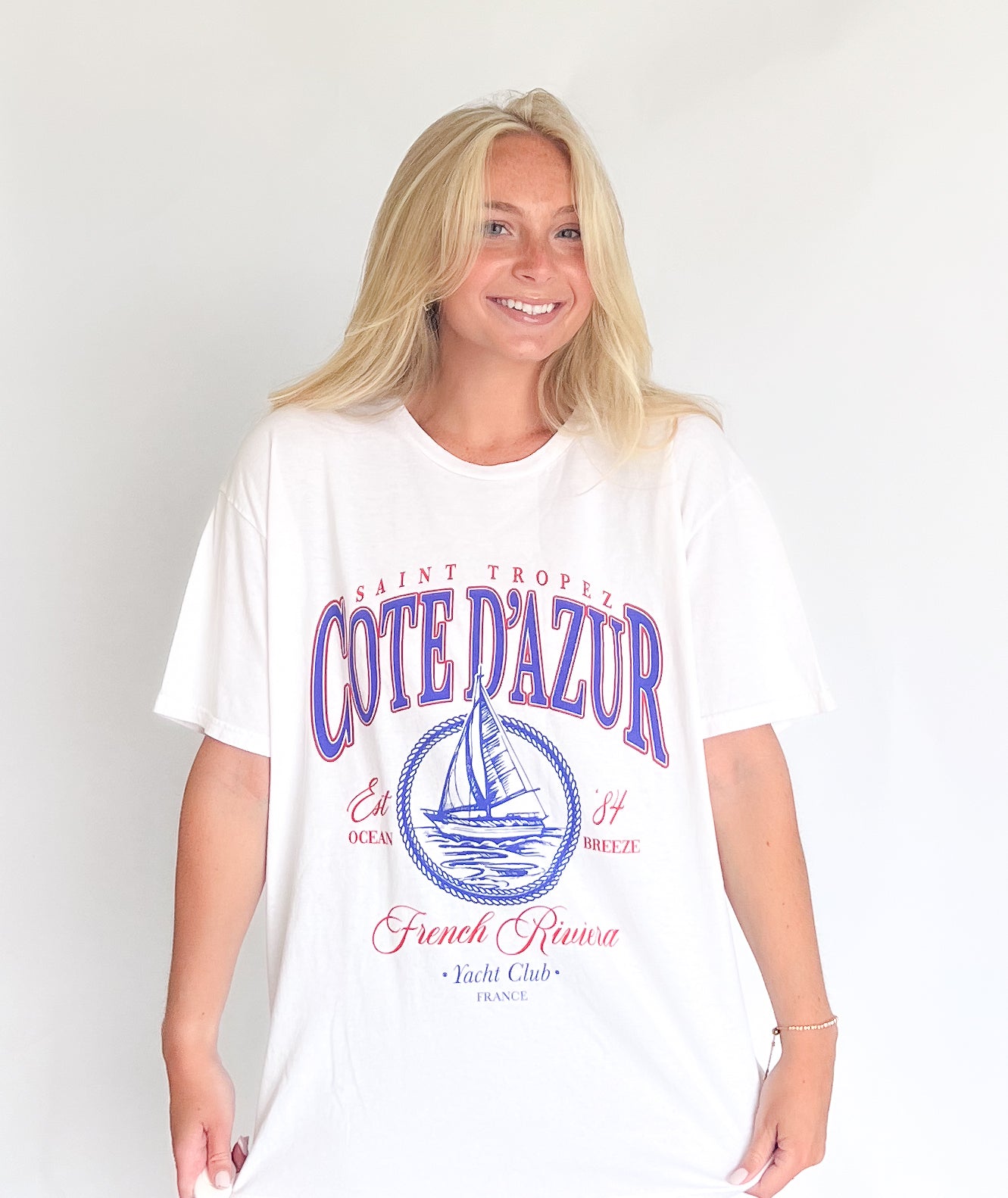 Côte d'Azur Oversized Tee