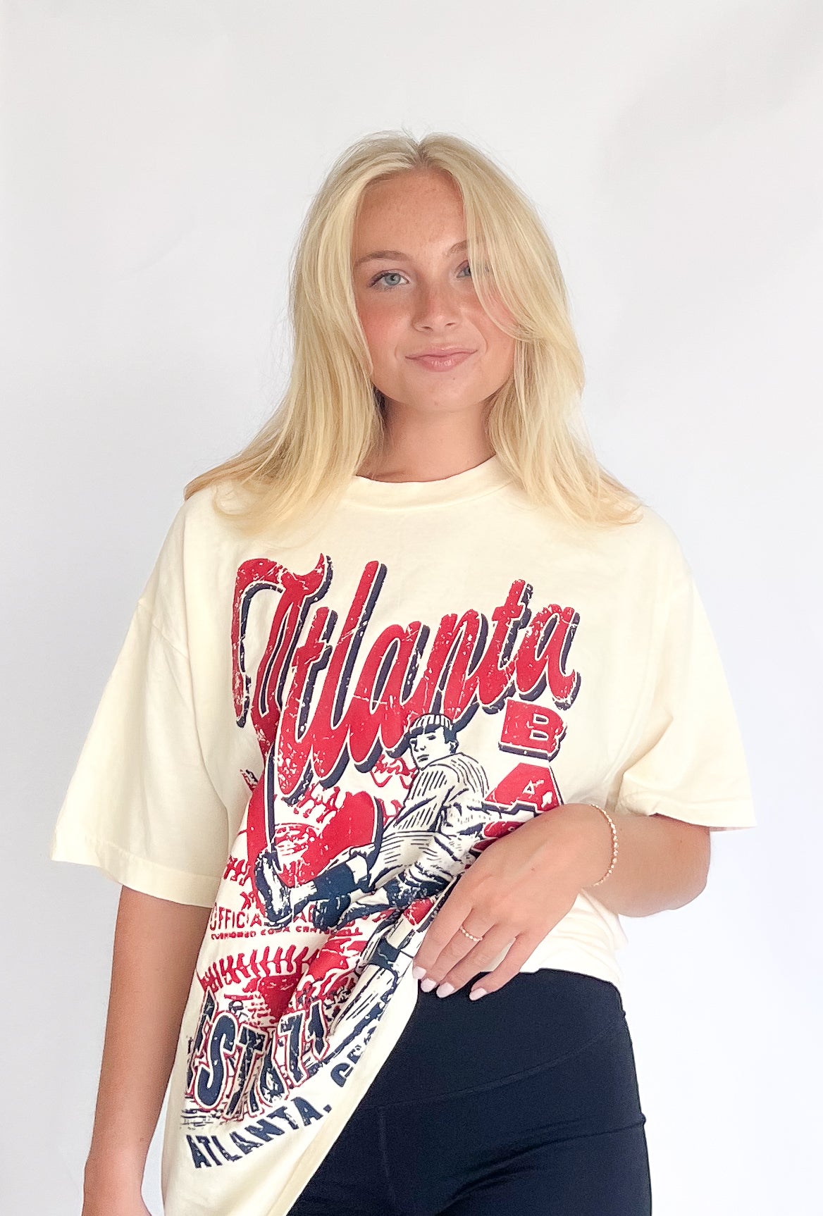 Vintage Atlanta Baseball Oversized T-shirt