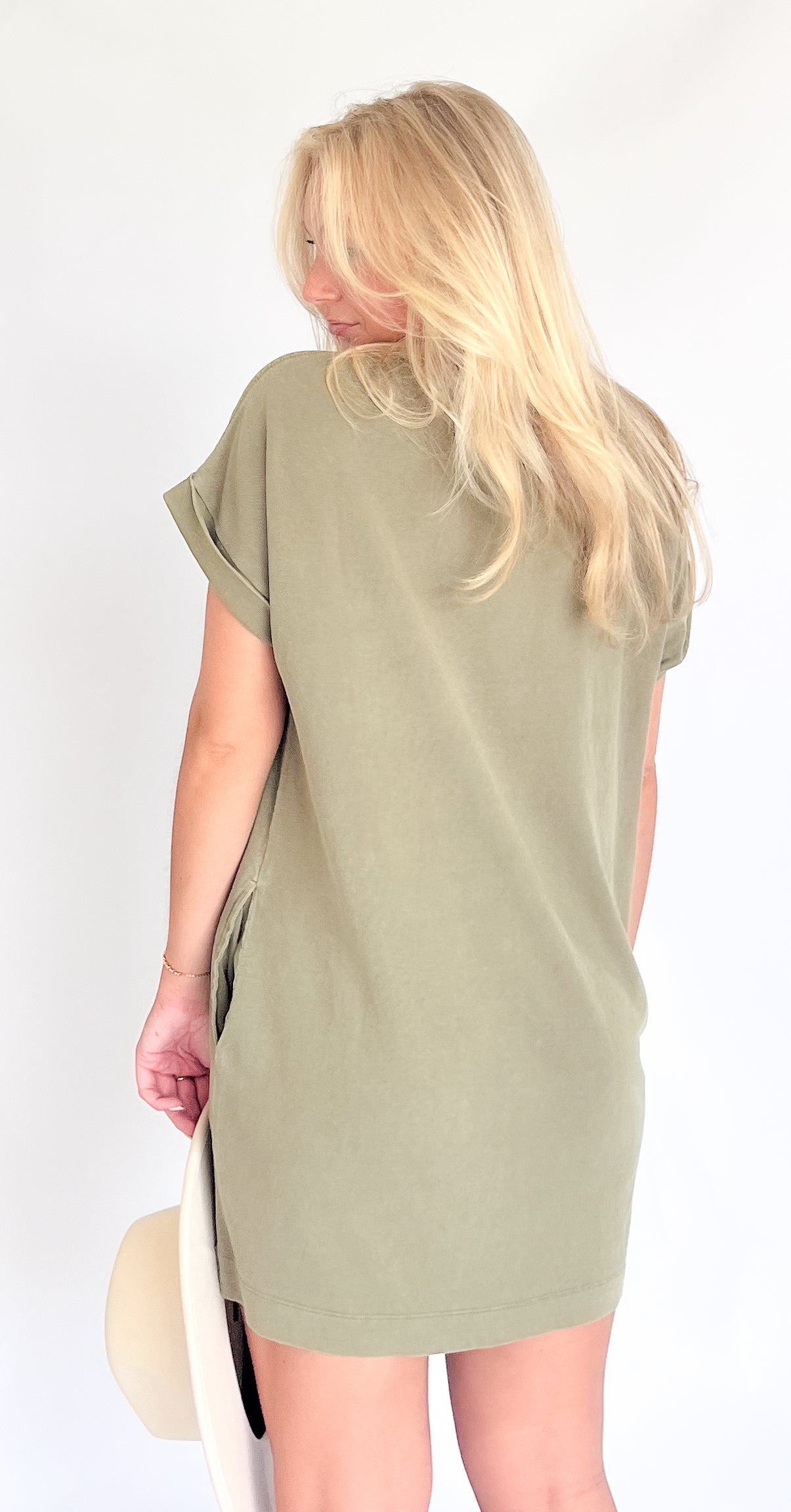 Flora Casual Mini T-shirt Dress