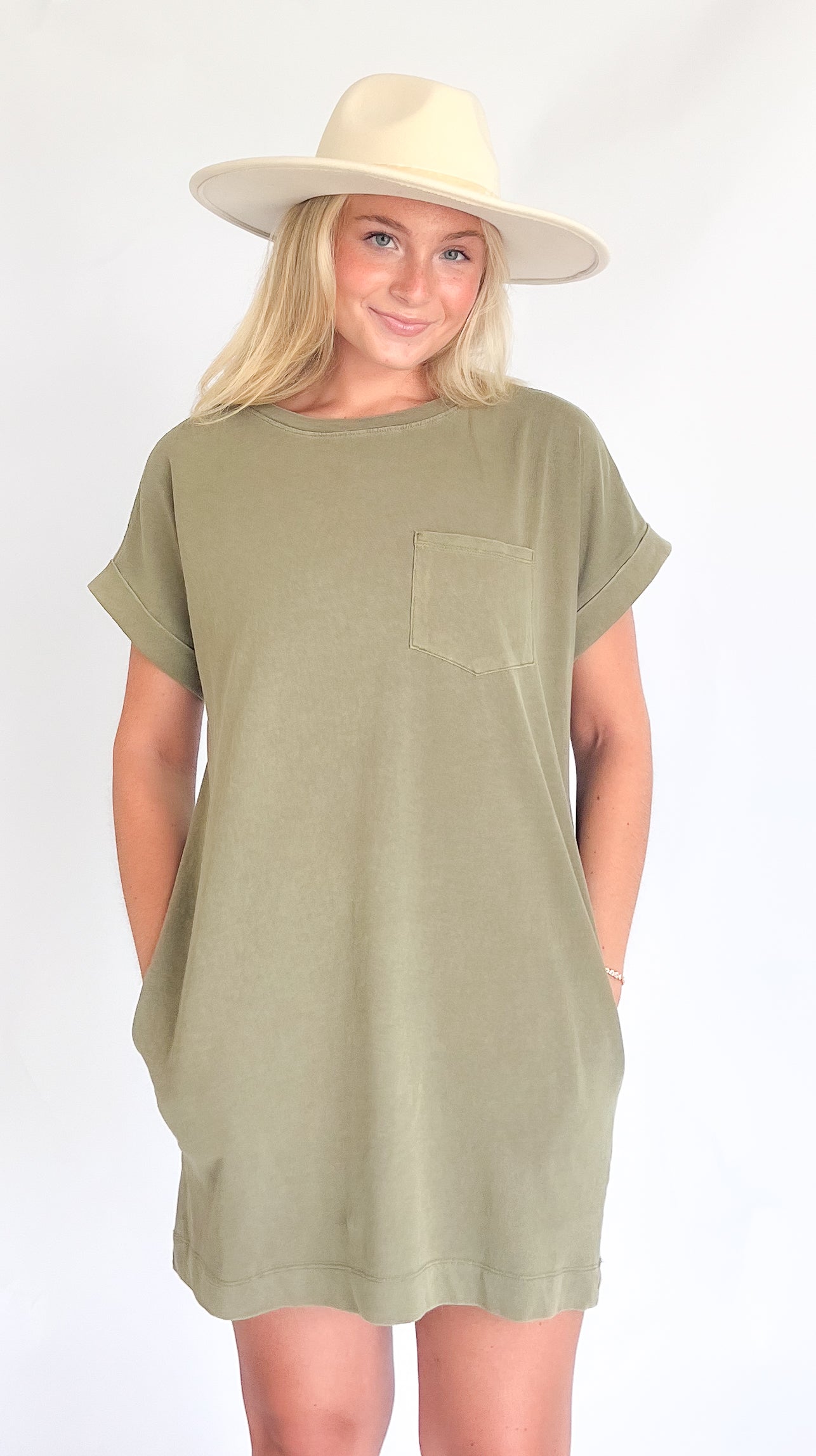 Flora Casual Mini T-shirt Dress