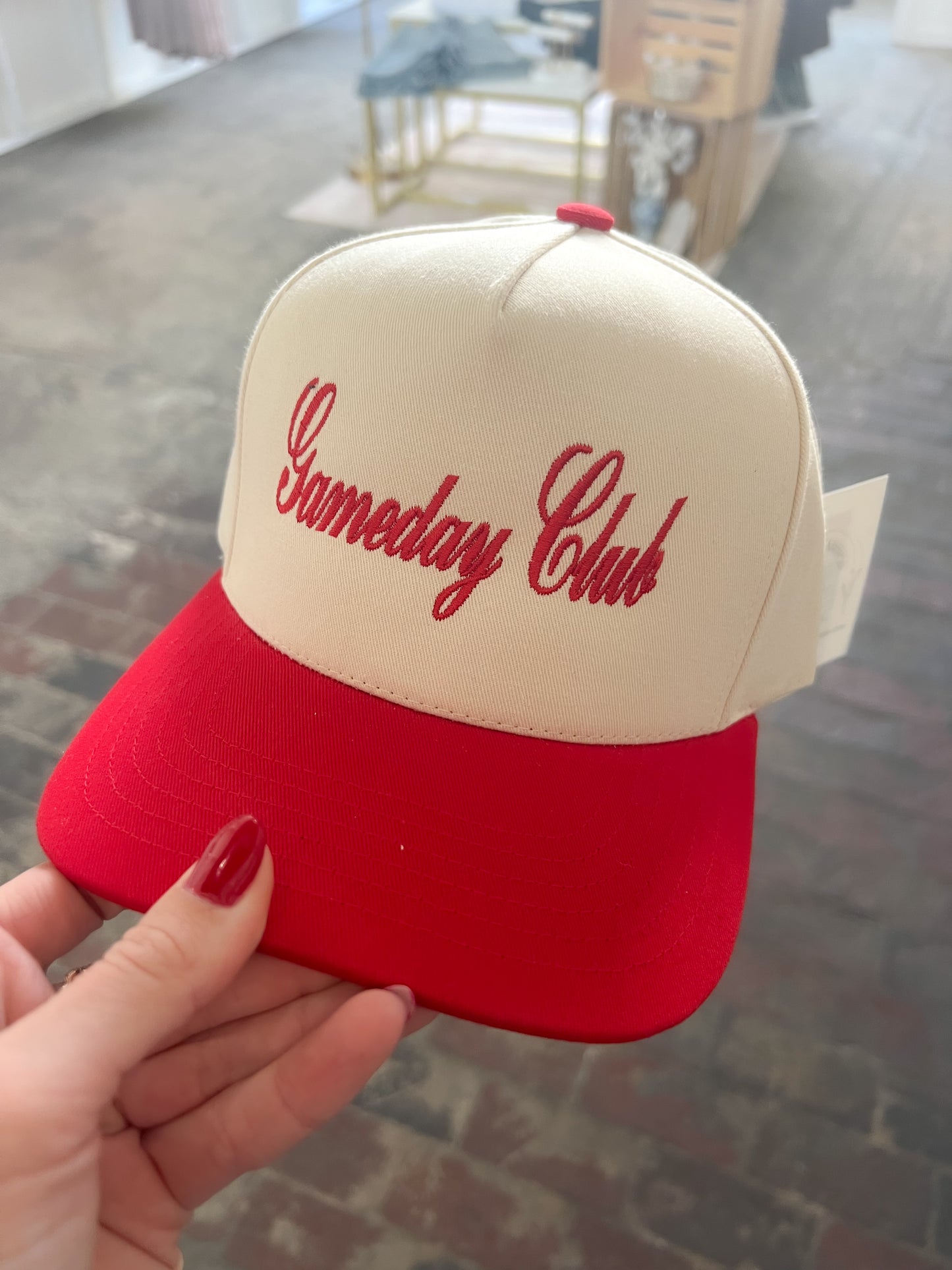 “Game Day Club” Embroidered Hat