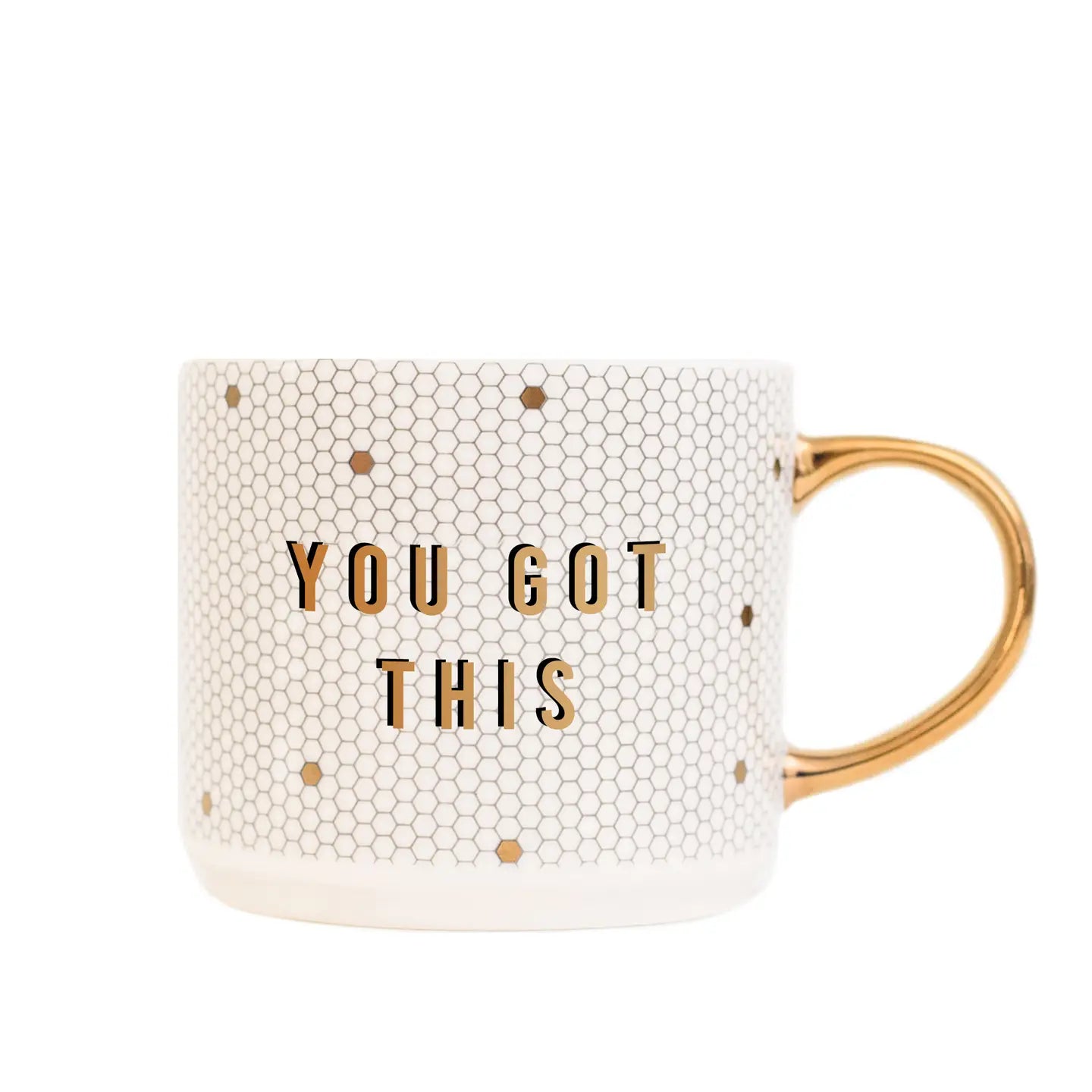 "You Got This" Gold Tile Coffee Mug